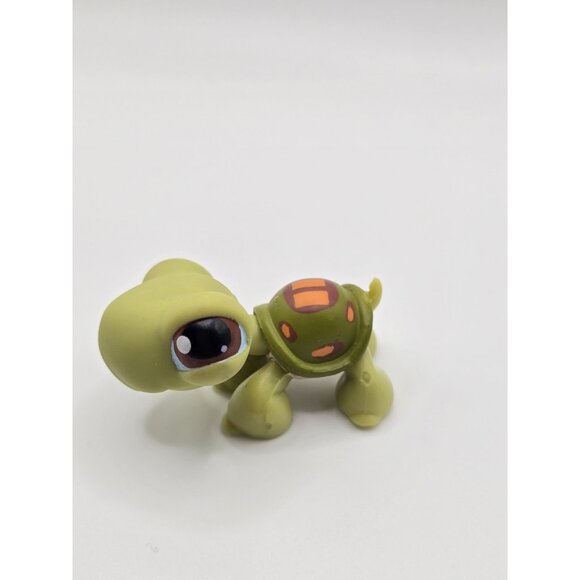 Littlest Pet Shop LPS Jumbo Plush Turtle Stuffed Toy 2005 With Figure Rare - Picture 10 of 16